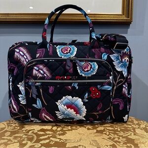 Vera Bradley Mayfair in Bloom Lay Flat Weekender Travel Bag